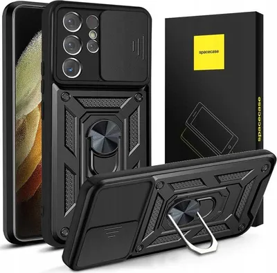 Obrázek produktu pro Pouzdro na telefon SPACECASE Camring pro Galaxy S21 Ultra Černá