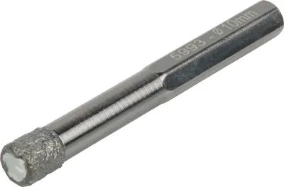 Obrázek produktu pro wolfcraft GmbH 5993000, Vrtačka, Diamantová vrták, Rotace po směru hodinových ručiček, 1 cm, 80 mm, Kvalitní kamenina, Taška, Glazovaná dlaždička, Žula