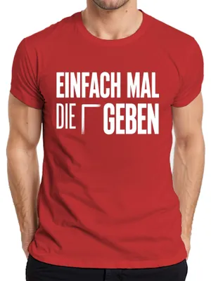 Immagine prodotto di T-shirt da uomo, colore rosso, taglia XL, con scritta divertente e sarcastica. Ideale per chi vuole esprimere la propria opinione in modo originale