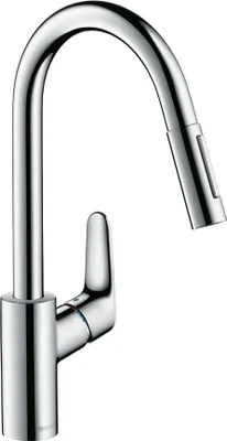 Produktbild von Hansgrohe Focus Spültischmischer Chrom mit Ausziehbrause