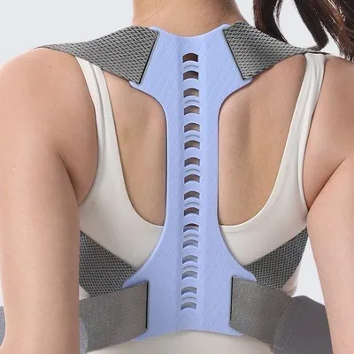 Image de Soutien dorsal unisexe, sangles de correction, soutien postural, gilet de correction, sangles de correction dorsale, dos droit, correction posturale et dorsale
