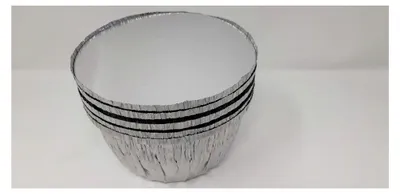 Produktbild von Puddingform mit Deckel, Aluminiumfolie, 932 ml, 4 Stück