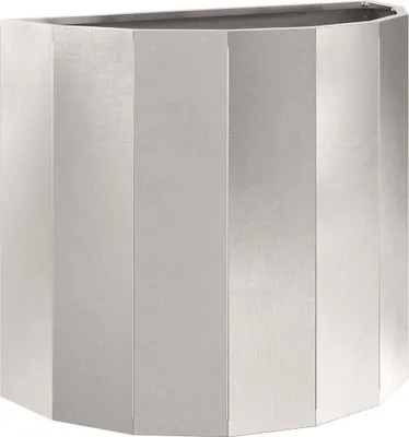 Zdjęcie produktu dla Donica Srebrny 60 x 30 x 50 cm Stal nierdzewna