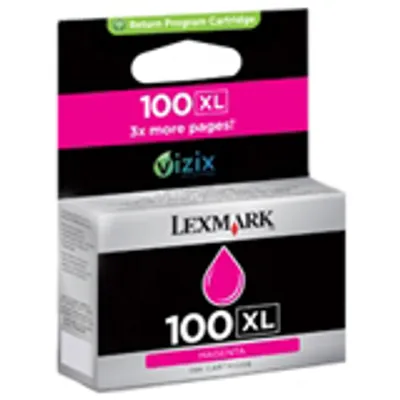 Produktbild von Lexmark 100XL Magenta High Yield Return Program Ink Cartridge, magenta, Pro205/Pro705/Pro805/Pro905/S305/S405/S505/S605, Tintenstrahl