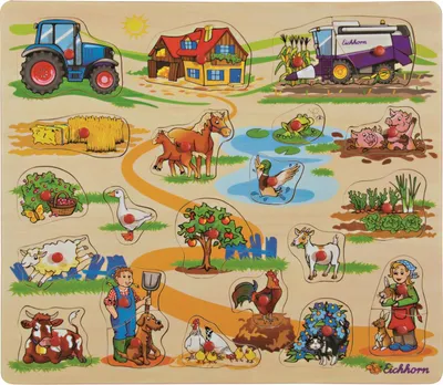 Produktbild von Eichhorn Houten Mega Noppenpuzzel