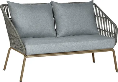 Produktbild von Lambert Lido Outdoor Sofa grau m.Sitzauflage 58479