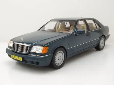 Produktbild von Mercedes S600 S-Klasse (W140) 1997 grün Modellauto 1:18 Norev