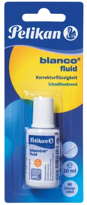 Produktbild von Pelikan blanco fluid 20ml m.Lösungsmittel Blisterkarte mit 1 Stück