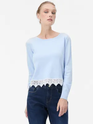 Produktbild von Orsay Hellblauer Damen-Langarmpullover M