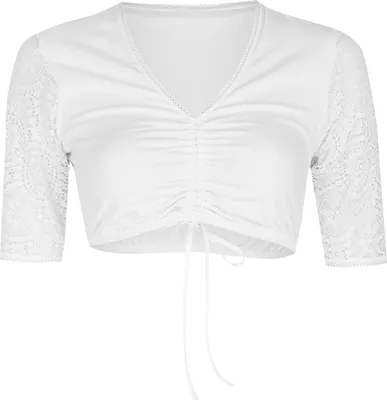 Produktbild von Nina von C. Dirndl-Bluse, halbarm (48 Weiss)