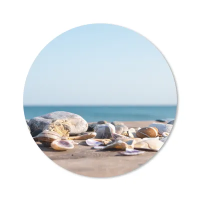 Produktbild von MuchoWow® Mauspad Mousepad Muscheln - Strand - Meer - Sommer - Sonne 40x40 cm - Mousepads - Maus Mat - Pad - Mausunterlage - Schreibtisch Accessoires