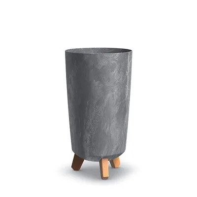 Produktbild von Prosperplast Blumentopf GRACIA TUBUS SLIM Betoneffekt Grau 19,5 cm
