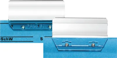 Produktbild von 50 x FALKEN Vollsichtreiter 58 mm breit glasklar Kunststoff für Hängeregistratur