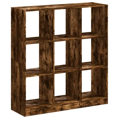 Obrázek produktu pro vidaXL Knihovna z kouřového dubu 102x32x108 cm Materiál na bázi dřeva