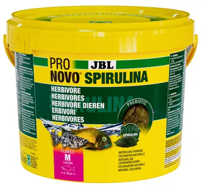 Productafbeelding van JBL ProNovo Spirulina Flakes M 5,5 Liter