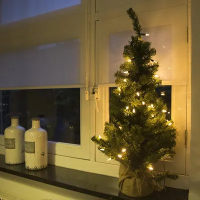 Productafbeelding van Kerstboom van 90 cm met LED-verlichting