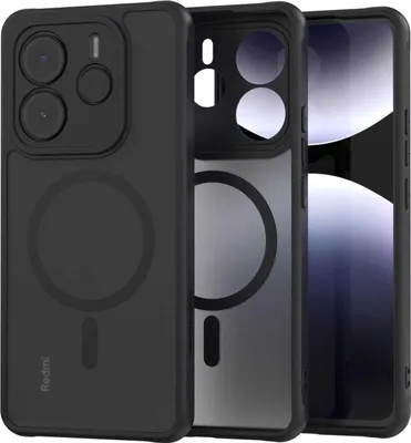 Image de Étui magnétique MagSafe SPACECASE Hybrid Mag pour Redmi Note 14 4G Noir