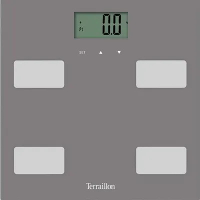 Image de Terraillon Control Fit Square Grey Electronic personal scale