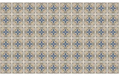 Immagine prodotto di Adesivi autoadesivi per piastrelle da cucina e bagno – 60 adesivi effetto cemento (Azurejos Licinio) – 60 adesivi, 20 x 20 cm