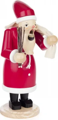 Produktbild von Räuchermann Weihnachtsmann, rot 8,5x19,5x9cm NEU