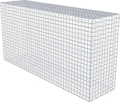 Immagine prodotto di Gabbione 200 cm x 100 cm x 50 cm (L x H x P), maglia 5 x 5 cm, anello a spirale