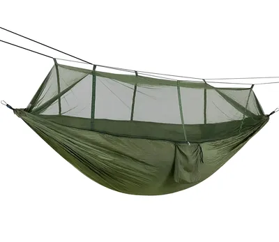 Obrázok produktu pre APT AG233F Turistická hamaka s moskytiérou 260 x 140 cm zelená