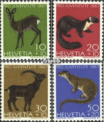 Produktbild von Briefmarken Schweiz 1967 Mi 866-869 (kompl.Ausgabe) postfrisch Pro Juventute
