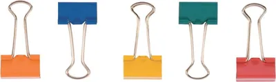 Produktbild von Q-CONNECT - Q-CONNECT foldbackclip, geassorteerde kleuren, 24 mm, doosje van 10 stuks