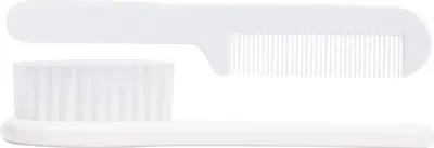 Produktbild von Bébé-Basics Frisierset, Weiß | Baby Bürste