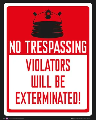Produktbild von Doctor Who - Mini-Poster - Keep Out
