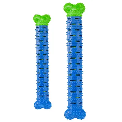 Immagine prodotto di Chewbrush – Giocattolo da masticare per cani – Grande e piccolo – Confezione da 2