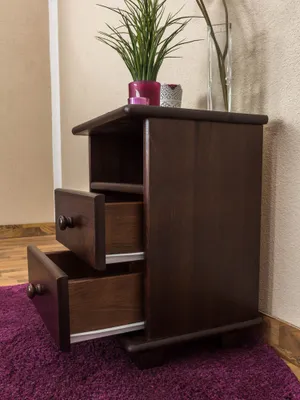 Produktbild von Nachtkästchen Kiefer massiv