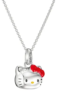 Immagine prodotto di Thomas Sabo KE2387-M06-7-L45V, collana da donna, Hello Kitty, fiocco rosso