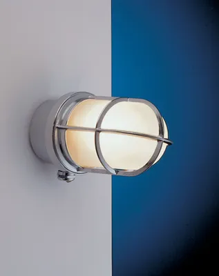 Produktbild von Wandlampe außen Hof Terrasse IP44 E27 Messing massiv Maritim Außenlampe Wand