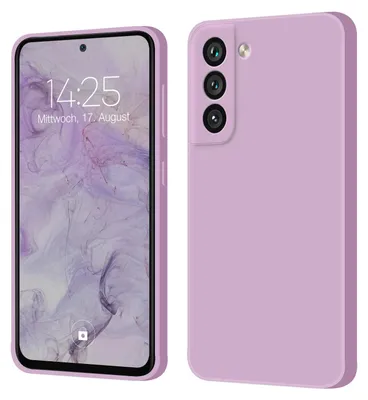 Produktbild von Hülle für Samsung Galaxy S21 FE Case Cover Bumper Smartphone Softgrip Schutzhülle Farbe: Lila