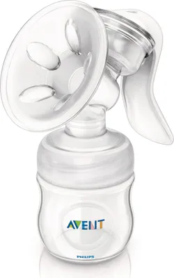 Produktbild von AVENT Natural Handmilch- pumpe mit 1 Flasche 125ml
