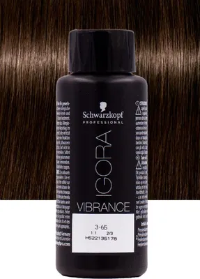 Produktbild von Schwarzkopf Igora Vibrance 3-65 Schokolade Golden Dunkelbraun 60 ml