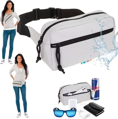 Produktbild von Hüfttasche Bauchtasche Hydro Hip Waist Pack Bag Urban Wimmerl Gürteltasche Outdoor Plane wasserabweisend Damen Herren Crossbag ebike Elephant 12827 Off White Hellgrau