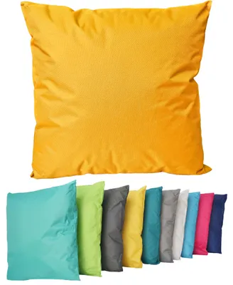 Produktbild von Outdoor Lounge Kissen 45x45cm Dekokissen Inkl. Füllung Wasserfest Sitzkissen Garten Stuhl Lotus Effekt , Farbe:Gold