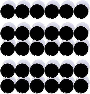 Image de Aimants ronds puissants, noirs, 30 pièces