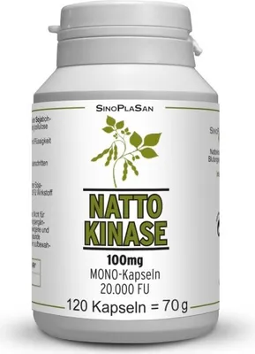 Obrázek produktu pro Nattokináza 100 mg Mono 20.000 FU Kapseln 120 St