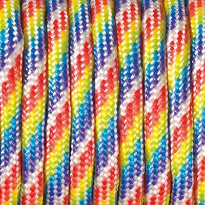 Produktbild von Paracord, Farbmix, regenbogen 4 mm x 50 m