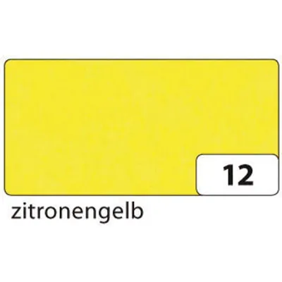 Produktbild von folia Transparentpapier - 70 x 100 cm, 42g/m², 25 Blatt, zironengelb