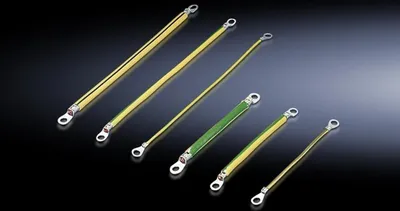 Obrázok produktu pre Rittal Erdungsbänder M8-M8, Querschnitt 4mm², Länge 170 mm