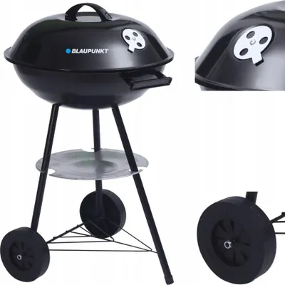 Produktbild von Blaupunkt GC301, Grill, Holzkohle, 1 Zone(n), 41 cm, Kessel, Gitter