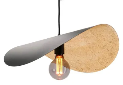 Obrázok produktu pre Čierna závesná lampa Saceda, priemer 53 cm