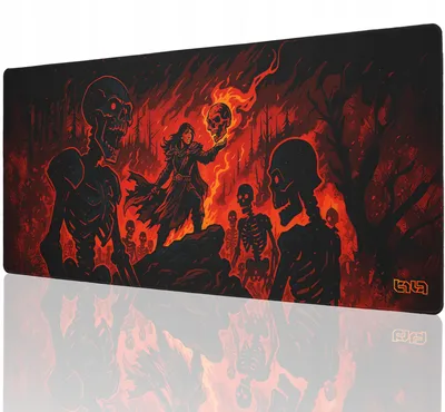 Produktbild von Tilt Gaming-Mauspad und Tastaturunterlage Infernalistka 90x40cm