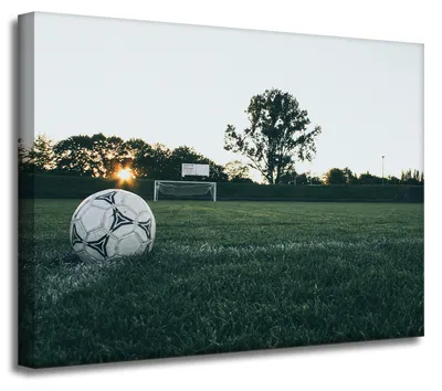 Produktbild von Leinwanddruck Jugendfußball 40x30 cm