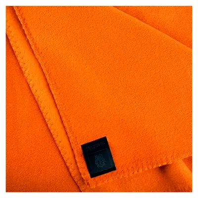 Produktbild von Zoeppritz Decke in Orange, aus 65% Polyester und 35% Viscose, Größe: 160x200 cm