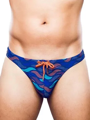 Produktbild von 2Eros Print Swim Thongs V80 Ocean Blue